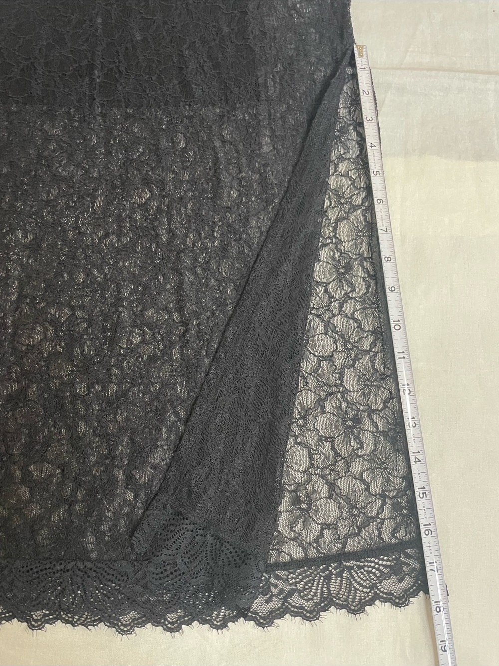AllSaints Black Lace mocked neck Long-Sleeve Dress - Picture 7 of 15